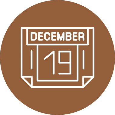 Takvim günü simgesi, vektör illüstrasyonu basit tasarım