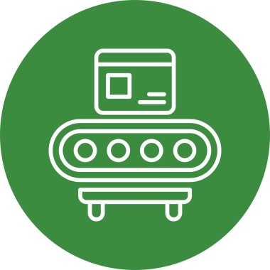 Beyaz Arkaplanda Kurulum Satırı Web Simgesi İzole Edildi