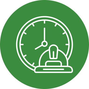 Saat. Web simgesi basit illüstrasyon 