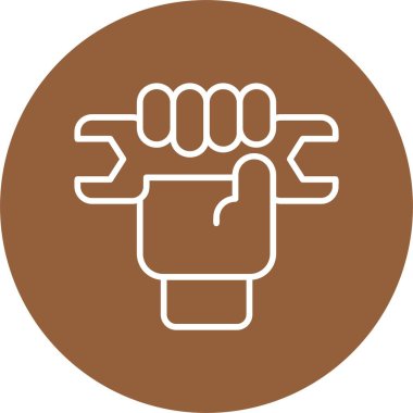 İşçi Bayramı rozeti beyaz arkaplanda izole edildi 