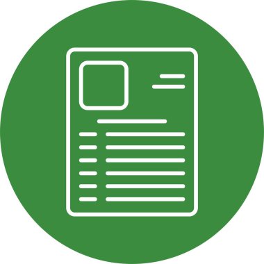 Görev Uygulaması Web Simgesi Beyaz Arkaplanda İzole Edildi