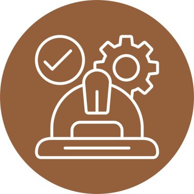 Ayarlama. Web simgesi basit illüstrasyon 