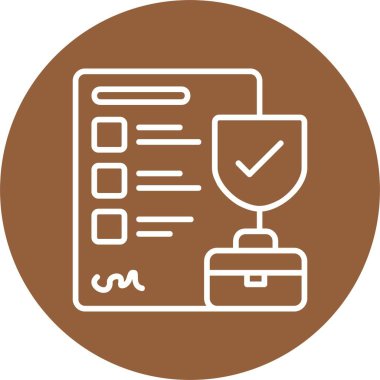 İş Güvenliği Web Simgesi Beyaz Arkaplanda İzole Edildi