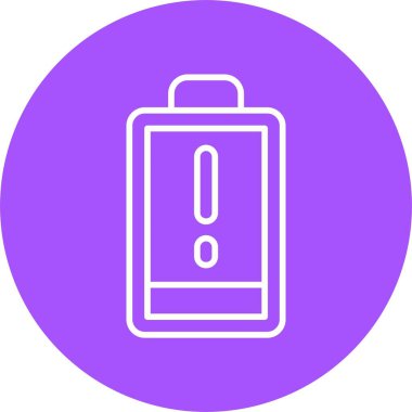 Beyaz Arkaplanda Yüklenen Web Simgesi İzole Edildi