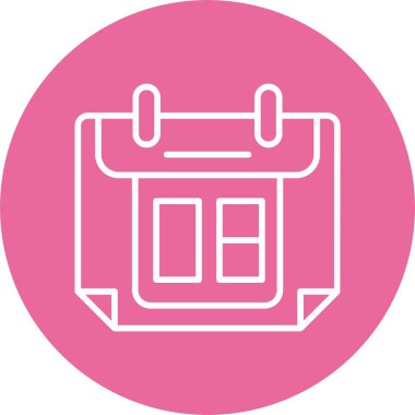  Takvim olay simgesi vektör illüstrasyonu