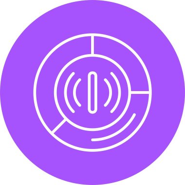 Beyaz Arkaplanda Veri Kullanımı Simgesi 