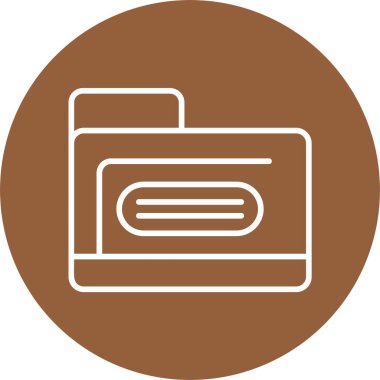 Dizin web simgesi basit illüstrasyon