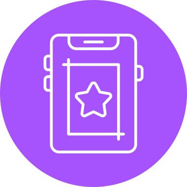 Ekran Görüntüsü Web simgesi basit illüstrasyon