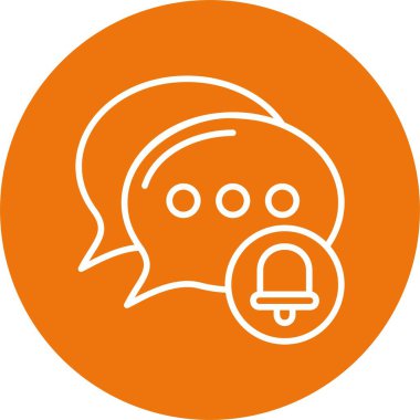 Sessiz Kip Simgesi, Renkli Vektör İllüstrasyonu