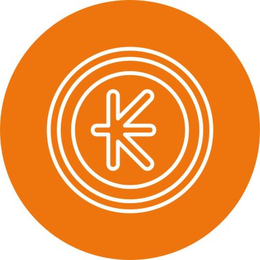  Lao Kip simge vektör çizimi