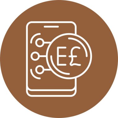 Mısır Para Birimi vektör illüstrasyonu