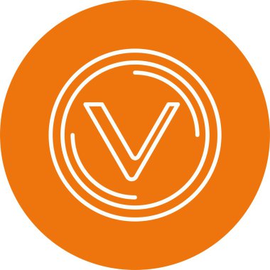 Damarlı logo web simgesi vektör illüstrasyonu 