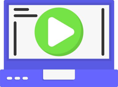 Play web icon simple illustration