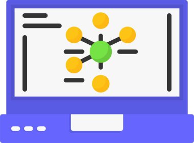 Grafik Web simgesi basit illüstrasyon