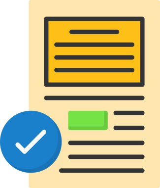 Test Web Simgesi Beyaz Arkaplanda İzole Edildi