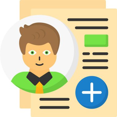 Renkli vektör illüstrasyonunu işe al 