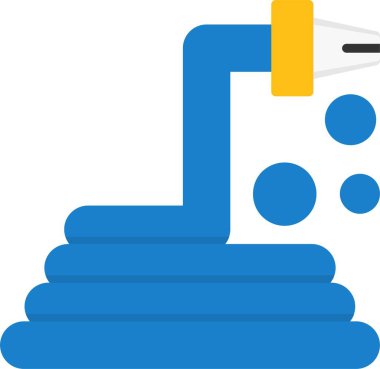  Bahçe hortumu ağ ikonu vektörü 