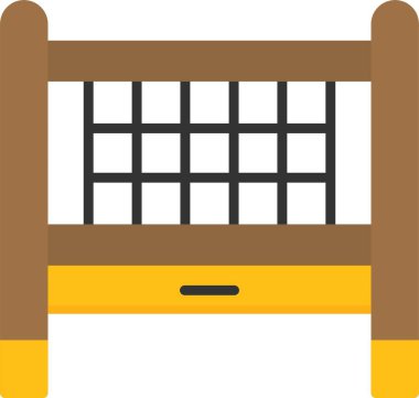 Bebek beşiği web simgesi basit illüstrasyon