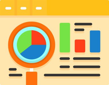 Web sitesi web simgesi basit illüstrasyon 