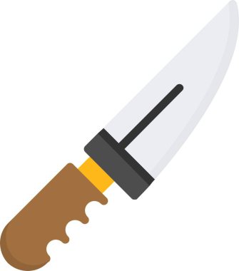 Bıçak. Web simgesi basit illüstrasyon 