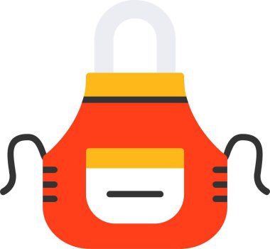 önlük simge vektör çizim