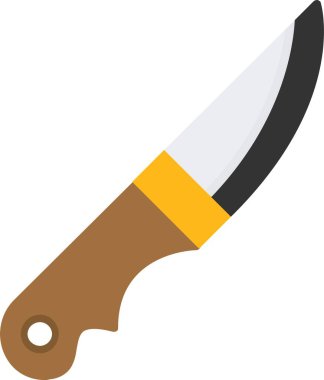 Bıçak. Web simgesi basit illüstrasyon 