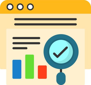 Beyaz arkaplanda web sitesi simgesi 