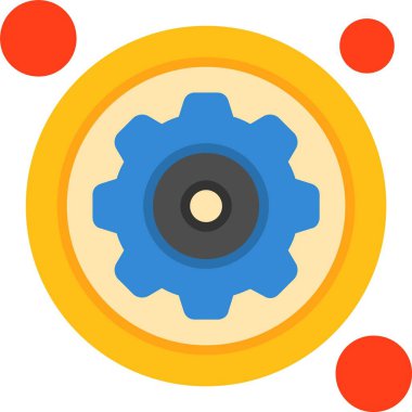 Ayarlar web simgesi basit illüstrasyon