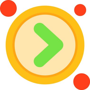 Navigasyon ok simgesi beyaza izole edildi 