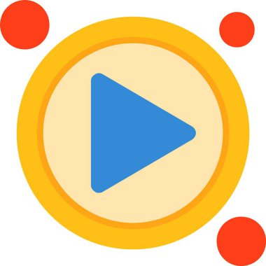 Play web icon simple illustration