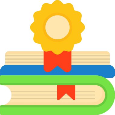 kitapların simge vektör illüstrasyonu