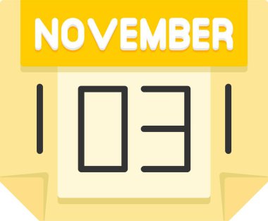 Takvim günü simgesi, vektör illüstrasyonu basit tasarım