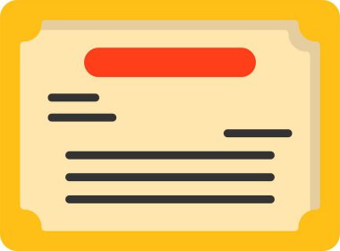 Sertifika. Web simgesi basit tasarım
