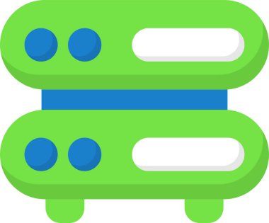 Sunucunun vektör evrensel simgesi 