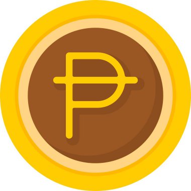 İspanya peseta simgesi vektör illüstrasyonu