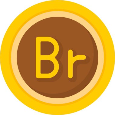 Etiyopya Birr simgesi vektör illüstrasyonu