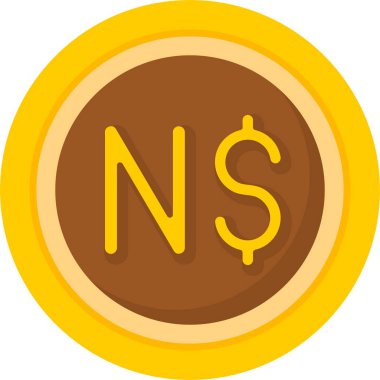  Kiribati Dolar simge vektör illüstrasyonu