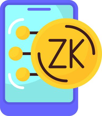 Zambiya Kwacha simge vektör illüstrasyonu