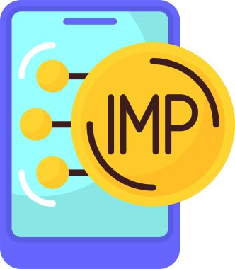 Man Pound ikon vektör illüstrasyonu adası