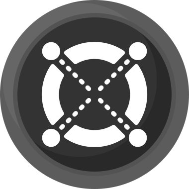 Elrond logo web simgesi vektör illüstrasyonu 