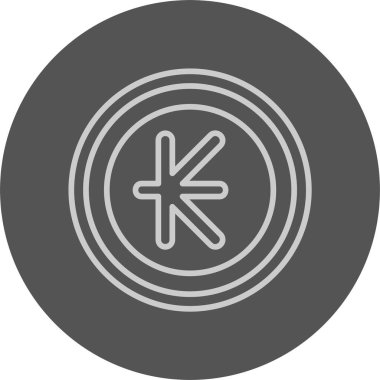  Lao Kip simge vektör çizimi