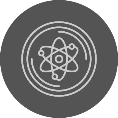 Kozmos logo web simgesi vektör çizimi 