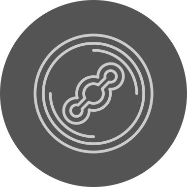 Helyum logo web simgesi vektör illüstrasyonu 