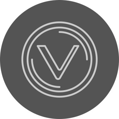 Damarlı logo web simgesi vektör illüstrasyonu 