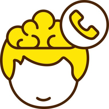 - Telefon. Web simgesi basit illüstrasyon