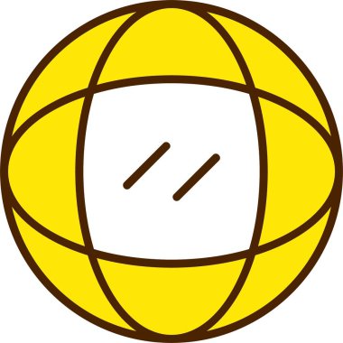 Eşsiz Dünya Küre vektör simgesi