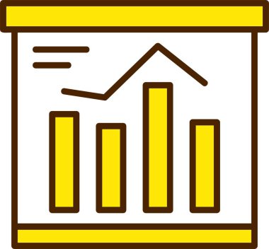 analitik grafik veri simgesi vektör illüstrasyonu