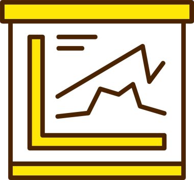 analitik grafik veri simgesi vektör illüstrasyonu