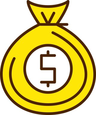 para çantası web simgesi basit illüstrasyon 