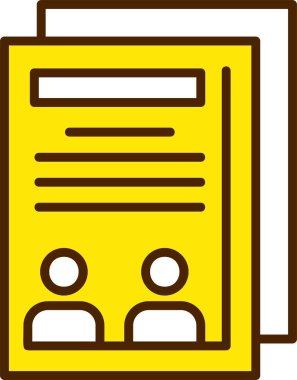 İşbirliği web simgesi basit illüstrasyon